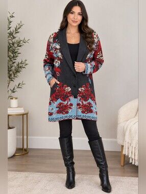 NWT $268 Vertigo Paris Long Cardigan